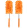 TIMIVO Mini Duster for Cleaning, 360 Bendable Hand Dusters with Extension Pole, Washable Small Duster for Car Interior, Office, Furniture view 1