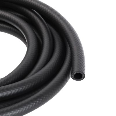 1/2 Inch ID NBR Rubber Hose, 5 Feet Fuel Hose Line Transfer Hose for Small Engine Black
