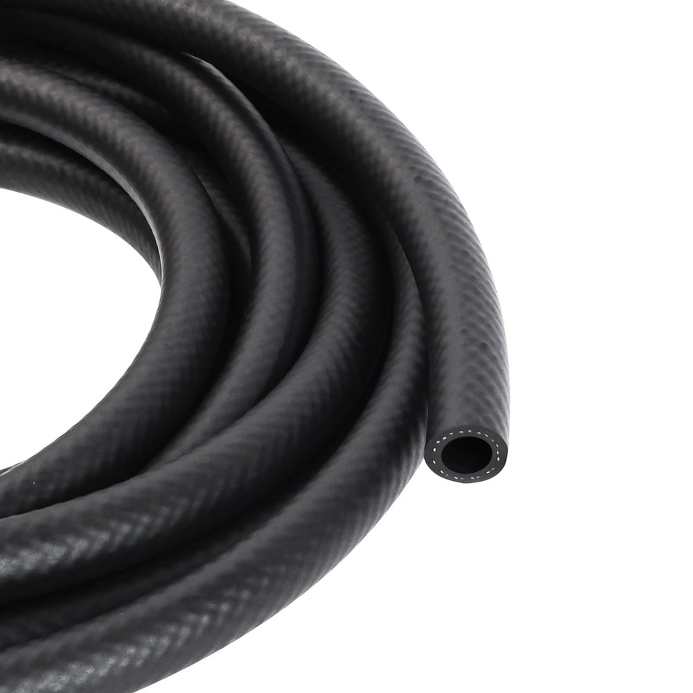 1/2 Inch ID NBR Rubber Hose, 5 Feet Fuel Hose Line Transfer Hose for Small Engine Black