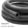 1/2 Inch ID NBR Rubber Hose, 5 Feet Fuel Hose Line Transfer Hose for Small Engine Black view 2