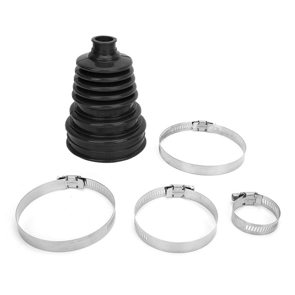Universal Silicone CV Axle Boot Dust Cover Ball Head Constant Speed Round Clamp Kit, Easy Installation Prevents Dust Entry, Stable Performance, Optiona Color: Black, Red, Blue