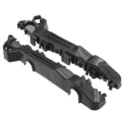 INFINAUTO Bumper Support Bracket, Left and Right Side Front Bumper Retainer Bracket Hold Mount No.86551L1000 for Hyundai Tucson 2022-2023 ABS Plastic Black, 1 Pair