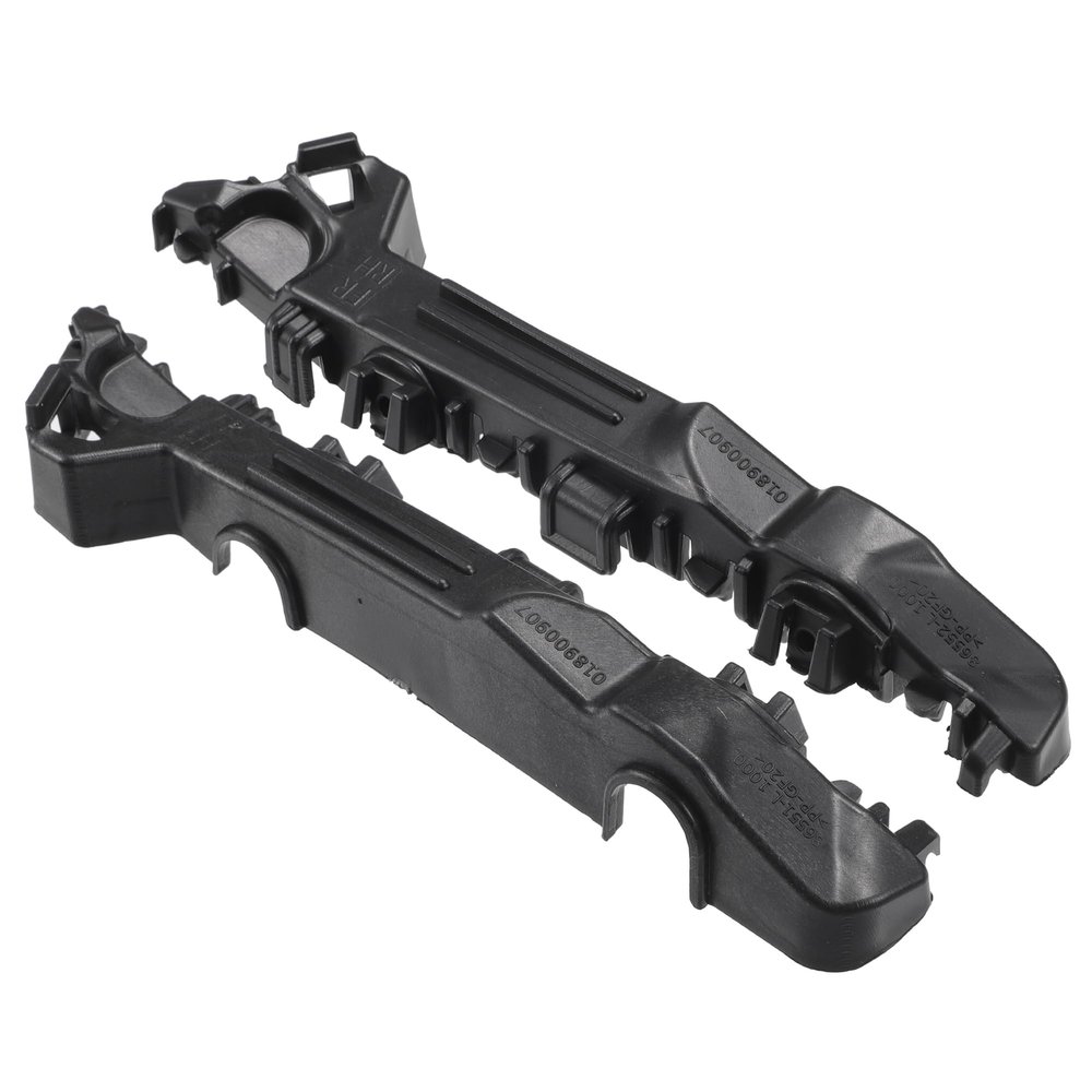 INFINAUTO Bumper Support Bracket, Left and Right Side Front Bumper Retainer Bracket Hold Mount No.86551L1000 for Hyundai Tucson 2022-2023 ABS Plastic Black, 1 Pair