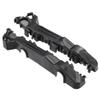 INFINAUTO Bumper Support Bracket, Left and Right Side Front Bumper Retainer Bracket Hold Mount No.86551L1000 for Hyundai Tucson 2022-2023 ABS Plastic Black, 1 Pair view 1