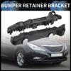 INFINAUTO Bumper Support Bracket, Left and Right Side Front Bumper Retainer Bracket Hold Mount No.86551L1000 for Hyundai Tucson 2022-2023 ABS Plastic Black, 1 Pair view 3