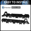 INFINAUTO Bumper Support Bracket, Left and Right Side Front Bumper Retainer Bracket Hold Mount No.86551L1000 for Hyundai Tucson 2022-2023 ABS Plastic Black, 1 Pair view 4
