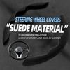 Suede Car Steering Wheel Cover Compatible with Lamborghini Huracan Sterraot Huracan STO Huracan Tecnica Murcielago Revuelto Urus Exclusive Private Custom-Made (Color : Blue Pink, Size : Murcielago) view 2