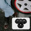iplusmile 4pcs Car Wheel Center Caps Fit for Vehicle Rim Easy Installation Replacement for Car Wheel Hubs view 3