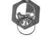 Real Quality Soft Carbon Fiber Car Engine Push Start Stop Ignition Button Ring Decoration Decal Interior Trim Premium Sticker Compatible with Honda Accord 2018 2019 2020 2021 Sedan Accessories Black view 2