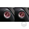 Real Quality Soft Carbon Fiber Car Engine Push Start Stop Ignition Button Ring Decoration Decal Interior Trim Premium Sticker Compatible with Honda Accord 2018 2019 2020 2021 Sedan Accessories Black view 3