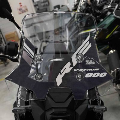 labelbike 3D Motorcycle Windshield Sticker compatible with Suzuki