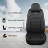 3DLEATHER Upgraded 5-Seat Seat Cover for Toyota Highlander 2017, 3D Protection Protectors with Pockets, All Season Non-Slip Car Seat Cushion (Full Black/Standard) view 4