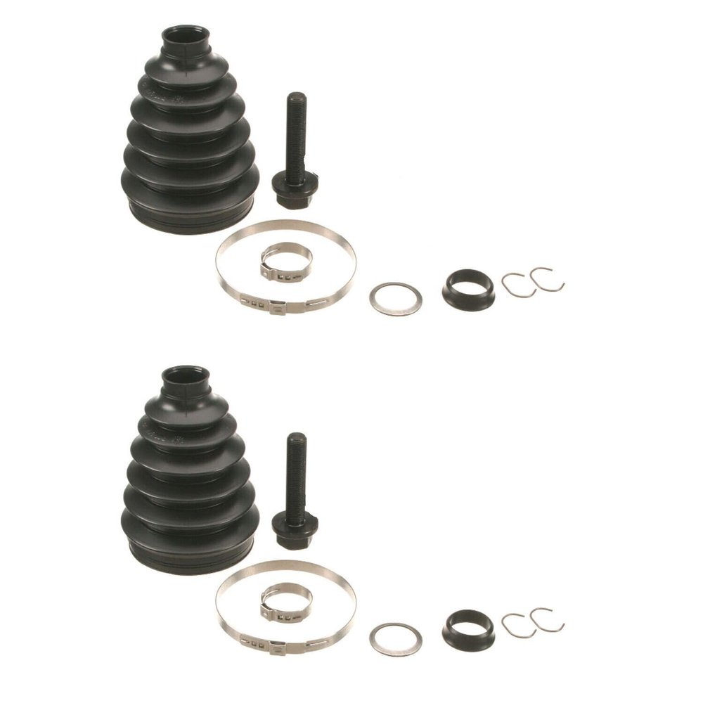 Replacement 302322 Set of 2 Front Outer CV Joint Boot Kits forVan Mechanics Choice for Volkswagen
