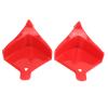 CFTGIW 2Pcs Car Wheel Chock Portable Practical Tire Inserts Heavy Duty Material with Roller System, Cone Shaped Lip for Any Type of Wheel view 4