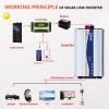 Lakenbroade 3000W 4000W 5000W Pure Sine Wave Inverter 12V 24V 48V 60V /72V to 110V 220V Car Converter Power Inverter with LCD Display and for Motorhomes,Truck,Boat,Camping,Household,Van,72V4000W view 2