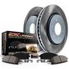 PowerStop Z17 Brake Pad & Semi-Coated Rotor Kit Upgrade Front SC3076 view 1