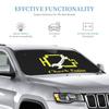 Check Engine Light Mechanic Auto Repair Car Windshield Sun Shade Vintage Fashion Sun Visor Aluminium Foil Foldable Suction Cup Fixed Blocks UV Rays for Front Window 57"x27.5" view 4