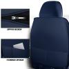 ILMO Seat Covers for Jeep Wrangler 2000-2026 (Blue&White,Full Set) view 3