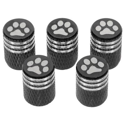 JECOMPRIS Valve Stem Covers for Car Tyres 5pcs Red Tire Valve Caps Stylish Stem Cap Set