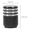 JECOMPRIS Valve Stem Covers for Car Tyres 5pcs Red Tire Valve Caps Stylish Stem Cap Set view 2