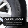 JECOMPRIS Valve Stem Covers for Car Tyres 5pcs Red Tire Valve Caps Stylish Stem Cap Set view 4