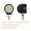 VEGITOR LED Light Pods Round 2.5" 2PCS, 12V Flood Light Pods for Truck Tractor 1800lm 15W, LED Work Light Front Rear Backup Lights for ATV UTV Camper view 3