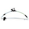 FINDAUTO 749-053 Window Regulator fit for 2004 2005 2006 2007 2008 2009 for Mazda 3,Without Motor,Rear Right Side view 1