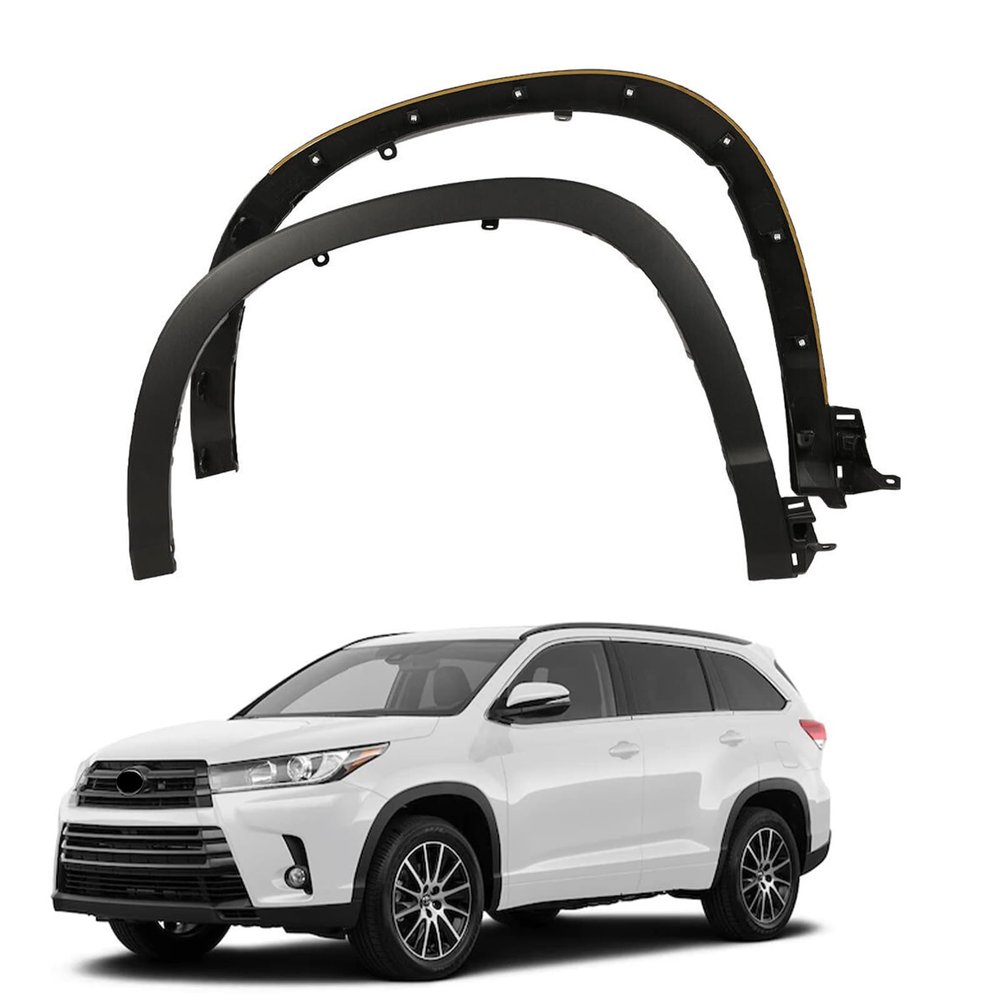 Fender Flares Front Left & Right Side Fits For 2014-2018 T0Y0TA Highlander