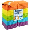 GREEN LIFESTYLE Microfiber Cleaning Cloth 11.5" x 11.5" 12 Pack - Edgeless Microfiber Towels for Cars, Cleaning Rags, Lint Free Car Microfiber Towel, Reusable Cleaning Cloths (Multicolor) view 1
