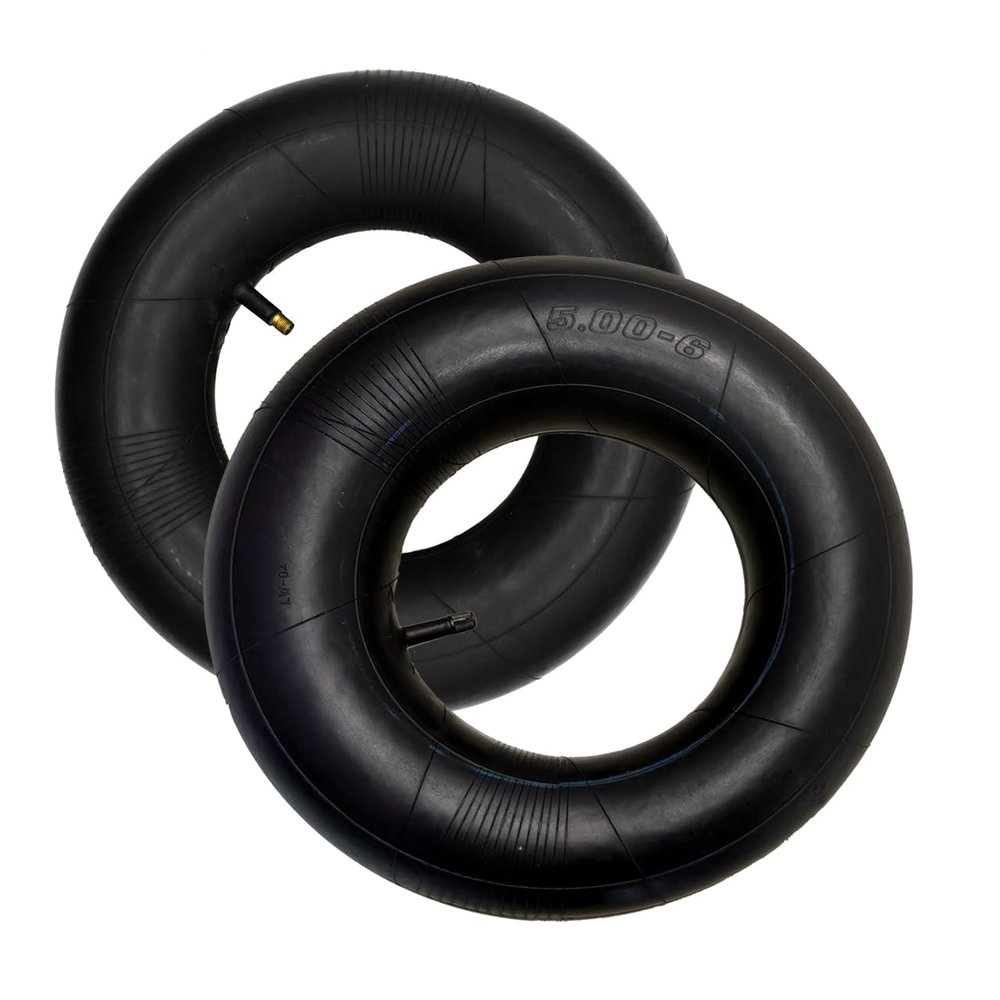 QsEzDo 5.00-6" Heavy Duty Replacement Inner Tube, 2-Pack