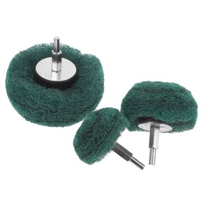 iplusmile 3pcs Mushroom Buffing Wheel for Drill Polishing Pads for More Grinding and Repair Tools for Smooth Finishes