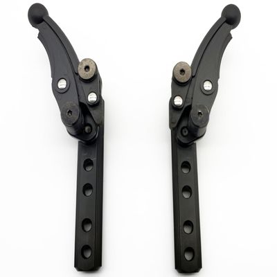 Wheelchair Brake,Composite Scissor Wheel Locks,Compact Scissor Wheel Lock,DIY,Wheelchairs Replacement Parts (1Pair,Black)