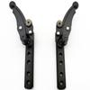 Wheelchair Brake,Composite Scissor Wheel Locks,Compact Scissor Wheel Lock,DIY,Wheelchairs Replacement Parts (1Pair,Black) view 1