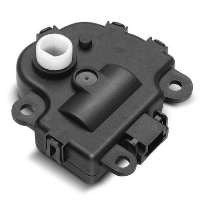 ABHOOHBA 1pc HVAC Heater Air Blend Door Temperature Actuator Front Left Driver Right Passenger Main Side Metal and Plastic with 2 Pins for Pontiac,for Chevy,for Cadillac,for Buick Black