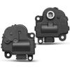 ABHOOHBA 1pc HVAC Heater Air Blend Door Temperature Actuator Front Left Driver Right Passenger Main Side Metal and Plastic with 2 Pins for Pontiac,for Chevy,for Cadillac,for Buick Black view 2