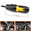 UPTBSFLS for K&awasaki Z1000/SX Ninja 250 300 400 Z750 Z900 Z800 Z250 Z300 Motorcycle Falling Protection Frame Slider Exhaust Slider Side Fairing Guard Crash Pad Protector (Color : Black) view 2