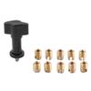 Three T FSFY 10pcs Batwing Windshield Fairing Repair Thread Inserts Kit Brass Gold Motorbike For Harley Electra/Street/Tri Glide Models view 2