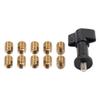 Three T FSFY 10pcs Batwing Windshield Fairing Repair Thread Inserts Kit Brass Gold Motorbike For Harley Electra/Street/Tri Glide Models view 4