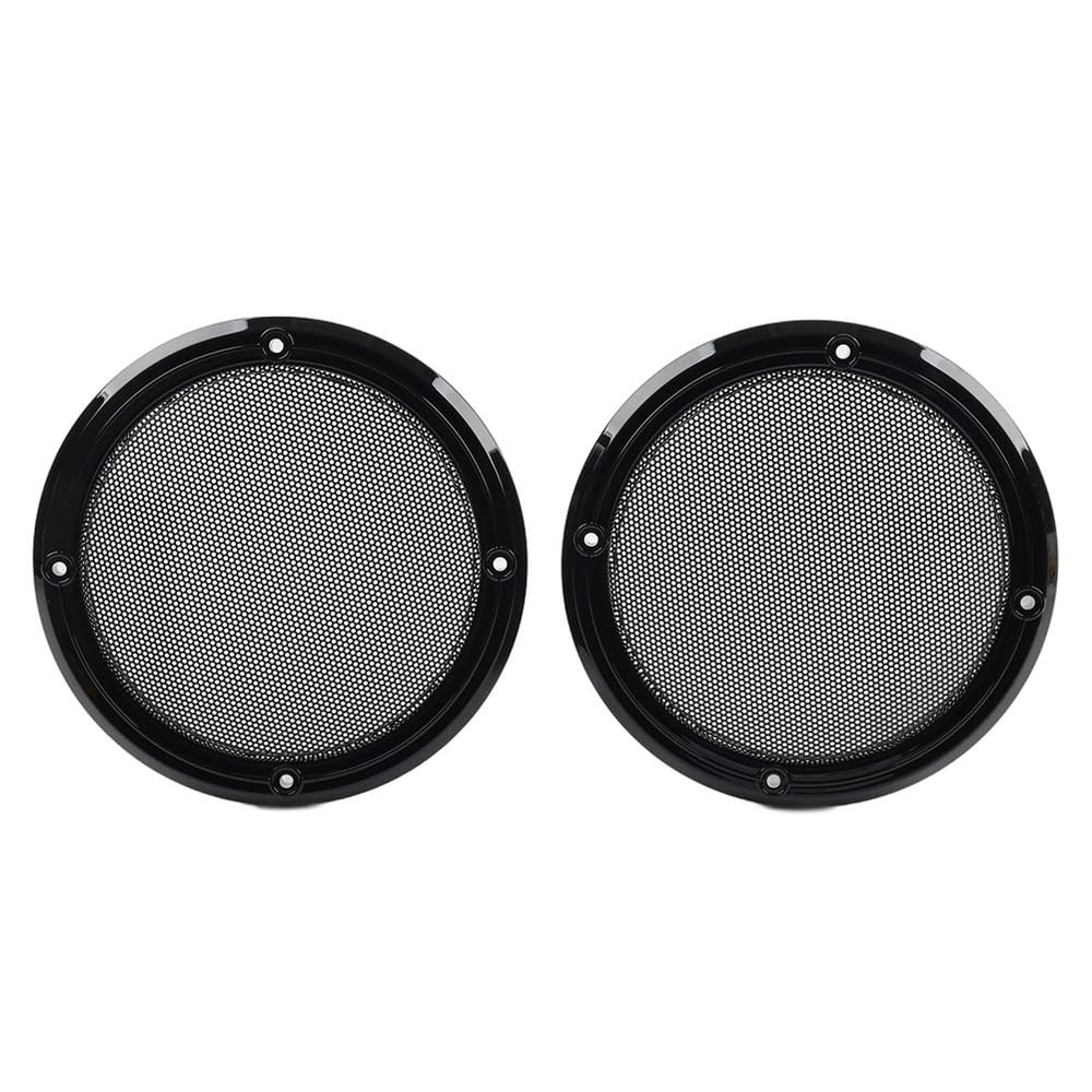 Lirun Rear Speaker Fairing Grill Cover Mesh Trim Black ABS for Harley Road Glide Ultra FLHTK/L 2016-2019 Motorbike