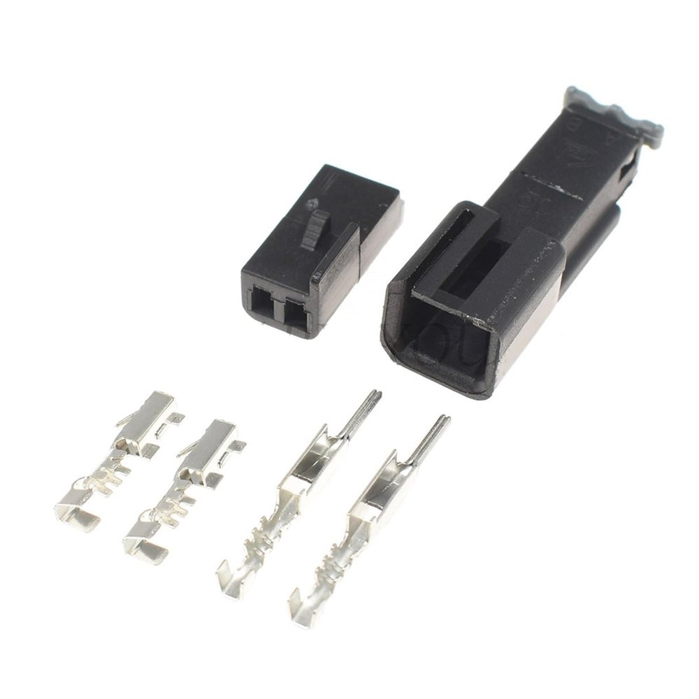 TakenE 1 Set 2 Pin 12047663 12047662 Electrical Cable Connector Wiring Socket Fit Compatible Car Auto Motors (Color : Male Female Set)