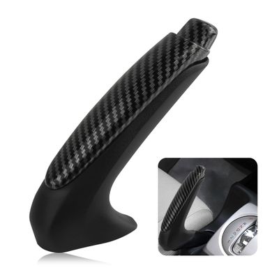 Carbon Fiber Handbrake Cover,OEM#47115-Sna-A82za 47115-Sna-A82zb Parking Brake Lever Cover Keeps Braking System Working&Car Decoration,E Brake Cover Compatible With Honda (Carbon Fiber)