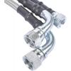 6AN to NPT Fittings Transmission Cooler Lines Kit Replacement for Dodge Ram Cummins 5.9L 1996-02 view 2