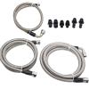 6AN to NPT Fittings Transmission Cooler Lines Kit Replacement for Dodge Ram Cummins 5.9L 1996-02 view 3