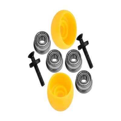 GPM Special Material Lean Bar Wheels for LOSI 1/4 Promoto MX Motorcycle (Yellow)