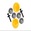 GPM Special Material Lean Bar Wheels for LOSI 1/4 Promoto MX Motorcycle (Yellow) view 1