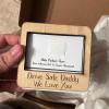 Personalized Photo Frames Father'S Day Gifts For Drivers Warm Family Gifts Custom Photo Car Sun Visor Clips Framed Gifts For Dads, Moms, Grandparents view 4