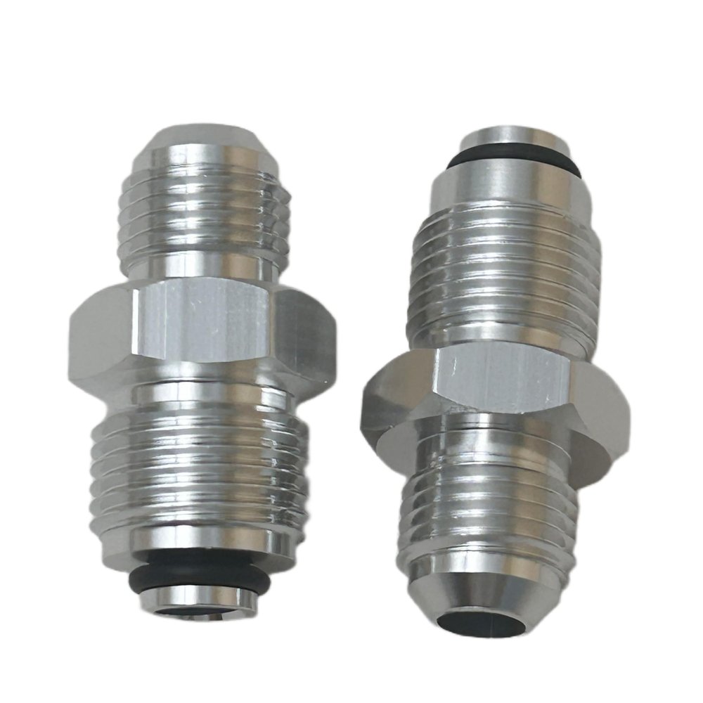 AN6 Power Steering Fittings 6AN 16mm 1.5 And 18mm 1.5 For GM Hydro Boost Pump & Rack