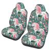 ViLlex Seat Covers Car Seat Cover Car Seat Protector Waterproof Universal Unicorn with Pink Hair view 1