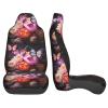ViLlex Seat Covers Car Seat Cover Car Seat Protector Waterproof Universal Butterflies and Fresh Bush view 4