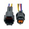 DLAHPJPT Automotive Electrical connectors 4 Pin Car Waterjet Motor O/y-gen Sen/;SOR pl;/UG Wire Harness Auto Wa/te*r/pr*oo/f Connector Fit Compatible PB291-04027 6185-1169(4Pin Female,20 Pcs) view 3